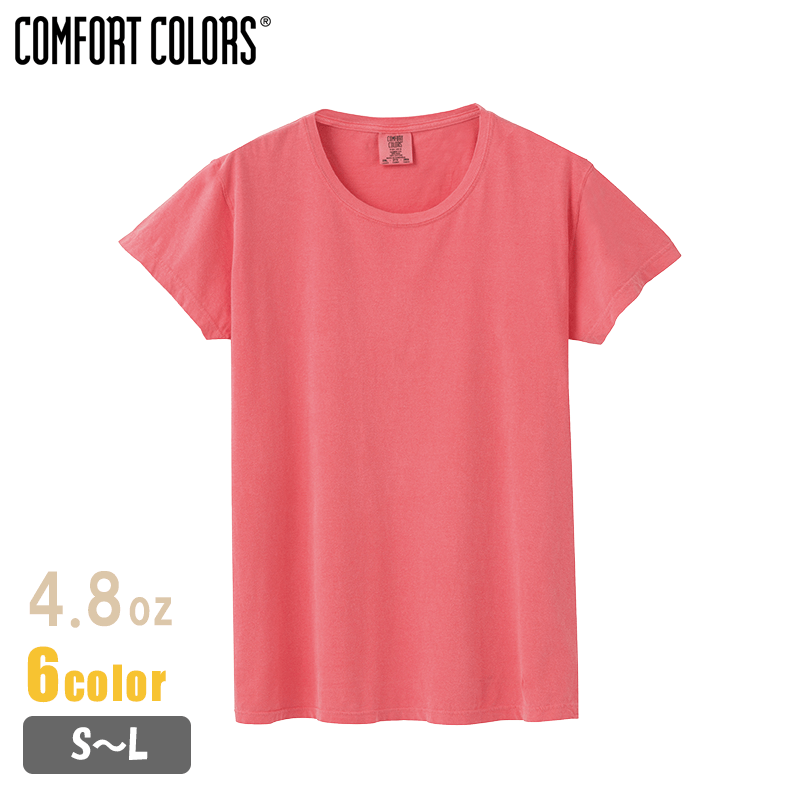 Comfort Colorsシリーズの女性用オリジナルTシャツ｜オリジナルTシャツ